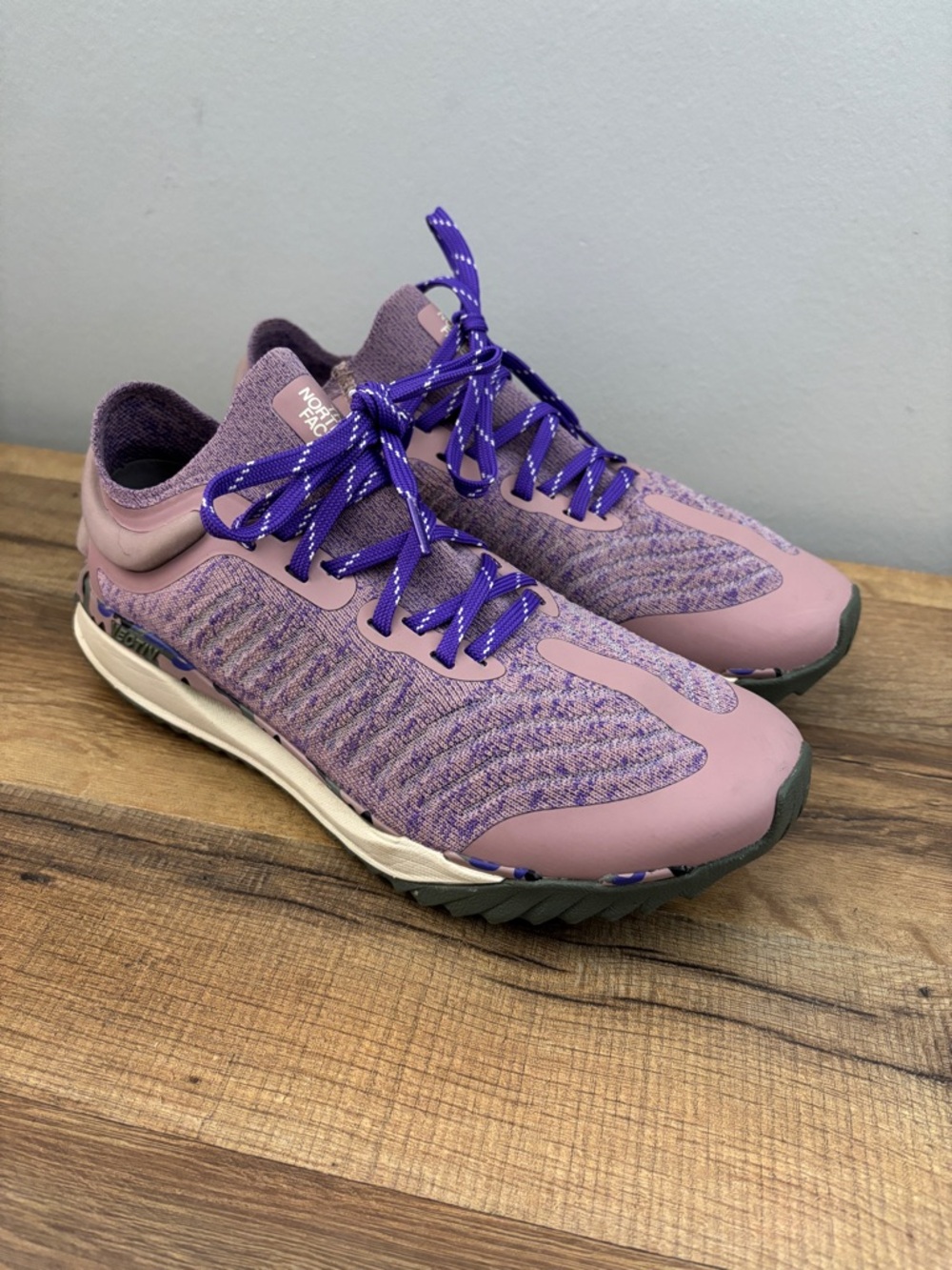 The North Face Vectiv Escape Knit Running Hiking Shoes Sneakers Purple